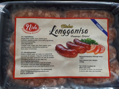 Longganisa Chicken Orig. 500gr Nida